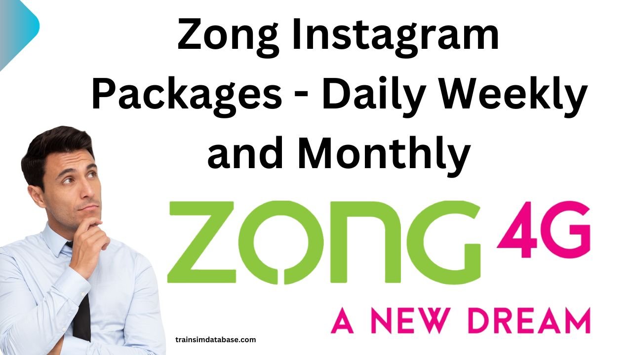 Zong Instagram Packages - Daily Weekly and Monthly